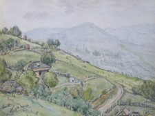 Vaclav Matas (1913-1967) (08) - watercolors - Pangarati (Romania) picture