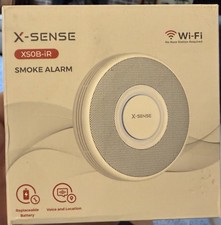 Lot Of 4 X-Sense Smart Wi-Fi Smoke Detector with Voice Alerts XSOB iR picture