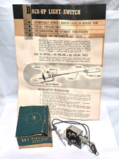 Vtg IDEAL Automatic Back-Up Light Switch & instructions in box 1940-50's NOS picture