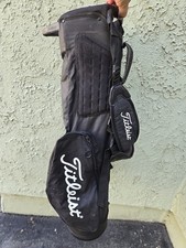 Titleist Sunday Bag Lightweight 3-Divider Pencil Shoulder Golf Carry Bag - Black picture