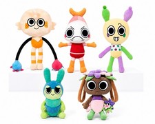 Set 5 Toys Bassie Dandy’s World PlushPlush Stuffed Toy Pillow Kids Gift picture