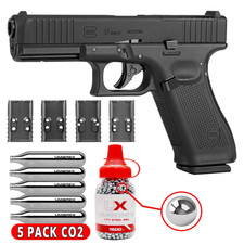 Umarex Glock 17 MOS .177 Cal Air Pistol Blowback + BBs & CO2 (2255232) Gen 5 picture