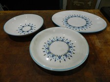 3 MCM Stetson Marcrest Swiss Alpine Chalet-Serving Bowl,Tray/Plate,Pie Plate picture