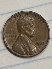 1962-D Rare Lincoln Error Penny Close AM Mint Error L In Liberty Rim Off center  picture