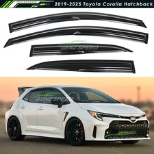 For 2019-2026 Toyota Corolla Hatchback JDM Mugen Style Window Visors Rain Guards picture