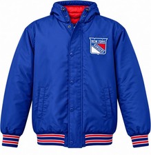 New York Rangers NHL Men’s GIII Stadium Jacket - Blue - Large picture
