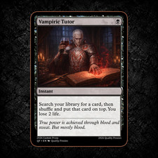 Vampiric Tutor - Custom MTG Playtest card picture