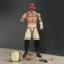 Blood & Guts AEW Exclusive CM Punk Wrestling Action Figure WWE Dog Collar Match picture