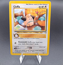 Pokemon TCG Cleffa 20/111 Rare Neo Genesis Unlimited 2000 English 30 HP picture