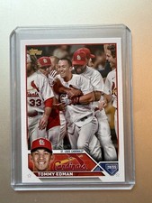 2023 Topps Series 1 Tommy Edman #294 SSP Image Variation Golden Mirror picture