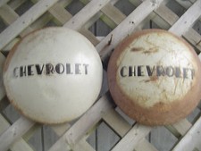 TWO CHEVROLET CHEVY PICKUP TRUCK  BELAIR COUPE SEDAN DELUXE WHEEL COVERS HUBCAPS picture