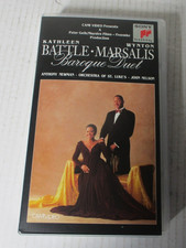Baroque Duet VHS Video Kathleen Battle Wynton Marsalis picture