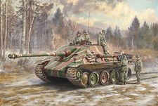 Italeri 6564 Sd.Kfz.173 Jagdpanther with Winter Crew 1/35 Scale Model Kit picture