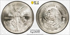 1989 Mexico Silver Libertad 1 oz w/o dot before 999 PCGS MS67 picture