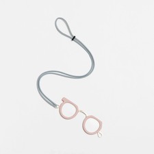 Ciqi Peep Loupe Glasses +2.50 Magnification Reading Glasses Style Pale Pink picture