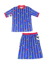 Vintage Traditional Trading Football Cheer Cotton Shirt 8 & Skirt Med 2 Piece picture