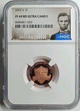 2025 S Lincoln Cent Penny NGC PF69 RD Ultra Cameo picture