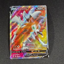LYCANROC V 187/203 Ultra Rare Evolving Skies Pokemon Holo NM/M NM/M picture