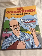 Vtg 1977 Mr. Goodwrench Coloring Book NO Pages Colored Corners Slight Wear/169b picture