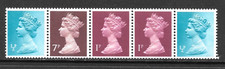 GB, GREAT BRITAIN, QEII COIL STRIP OF VALUES UNMOUNTED MINT picture