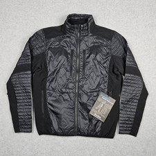 Kuhl Men Medium Projekt Firefly Black Jacket Primaloft Gold Insulated Puffer Zip picture