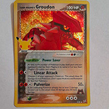 Pokémon TCG Team Magma's Groudon 9/95 Holo EX Team Magma vs Aqua 2004 25th picture