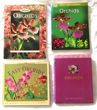 4 Books ORCHIDS Sunset, ORCHIDS Johnson DK, EASY ORCHIDS  Luebbermann, ORCHIDS picture