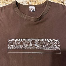 Vintage 2007 BAPE Baby Milo Last Supper T Shirt Size Large picture