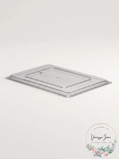 Cambro 1826CCW135 Camwear Clear 18 x 26 Food Box Cover / Lid picture