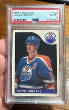 1985-86 OPC O-PEE-CHEE WAYNE GRETZKY #120 PSA 6 EX-MT EDMONTON OILERS GOAT HOF picture