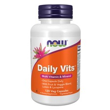 NOW FOODS Daily Vits 120 Veg Capsules, Clearance for Best By 12/2026 picture