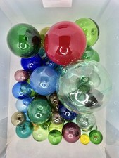 5 Pcs Vintage MCM Glass Orbs Random 5 Pack Multi Color Stunning picture