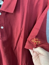 Brooks Brothers Iowa State Cyclones Polo Shirt Men’s XL Burgundy Slim Fit NWT picture