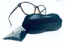 NEW VOGUE VO 5057 W656 HAVANA BROWN CAT EYE RX EYEGLASSES 51-16-135 MM W/CASE picture