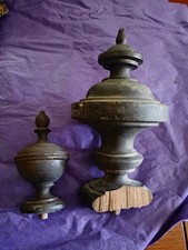Antique Vintage Wood Trim Victorian Newel Post Chair Dresser Railing Finials picture