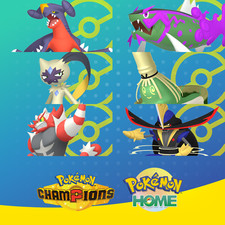Top 6 Pokemon Team 6IV Shiny Non Champions Home Competitive Legit picture