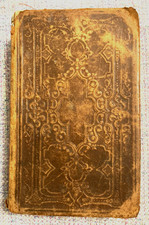 1867 antique leather Bible w/ JR Wilkinson family entries 1843-1899 births death picture