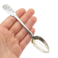 VENIAMIN SAVINSKY 84 Silver Antique 1862 Russian Empire Tea Spoon picture