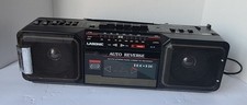 Vintage Lasonic TRC-936 Boombox Auto Reverse Cassette Player AM/FM Stereo Tested picture