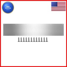 Galofay Door Metal Kick Plate Inches Aluminum Decorative Plates Protector For picture