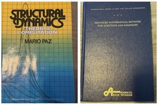 Applied Math Structural Dynamics Book Lot Bender Orszag 1978 Paz 1980 Hardcover picture