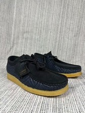 Clarks Wallabee 26165512 Mens Black Oxfords & Lace Ups Casual Shoes picture