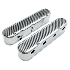 GM LS Valve Covers LS1 LS2 LS3 LS6 LS7 Vintage Engine Swap Hidden Coils Polished picture
