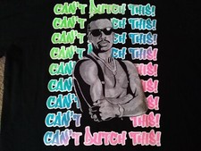 Deadstock Vintage Vtg MC HAMMER Tee T-Shirt Sz Large L Can't Dutch This Hip Hop picture