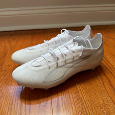 PUMA ULTRA 5 ULTIMATE SOCCER CLEATS All white picture