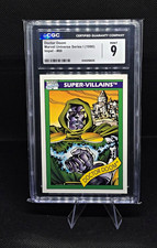 IMPEL 1990 MARVEL UNIVERSE SERIES I #60 DOCTOR DOOM CGC 9 MINT AVENGERS DOOMSDAY picture