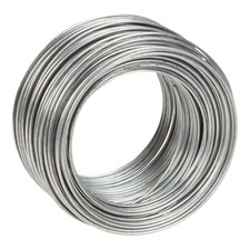Hillman Galvanized Solid Utility Wire, 18 Gauge X 100Ft, 1 Coil, Silver picture