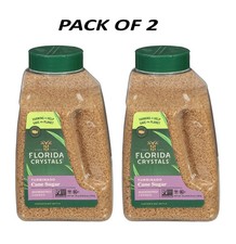 Florida Crystals Turbinado Cane Sugar, 44 oz Jug PACK OF 2 picture