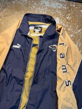 Puma St. Louis Rams Track Suit Wind Breaker Full Zip... picture
