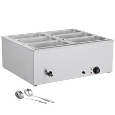Uimoso 6-Pan Commercial Food Warmer Buffet Bain Marie Countertop Steam Table picture